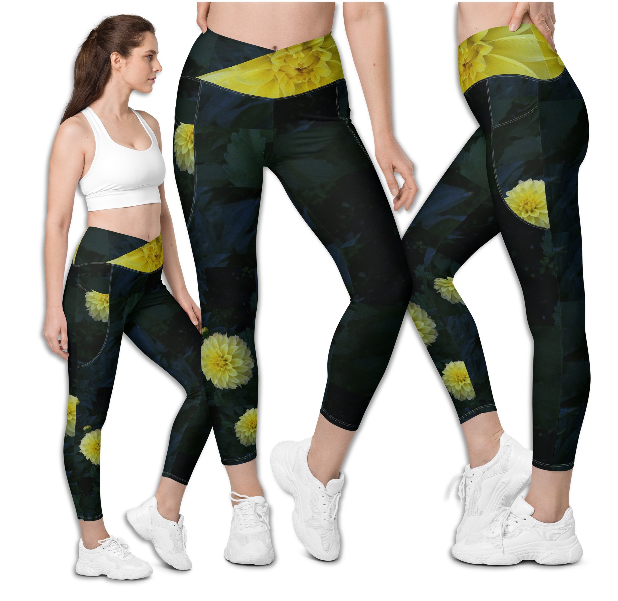 crossover-leggings-with-pockets-activewear-nature-green-yellow-fitness-leggings-wickedyo1